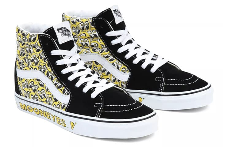 Sk8 Mooneyes X Vans Hi 'Black Yellow' 6