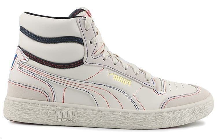 PUMA Ralph Sampson Mid Panorama 'Creamwhite Black Red' 3