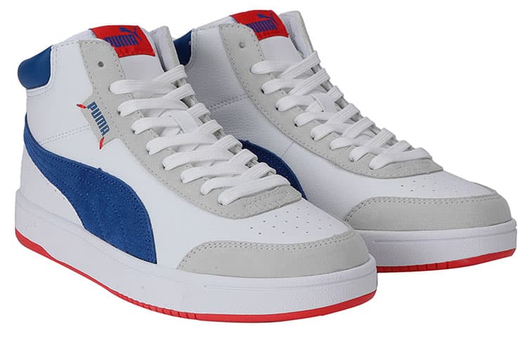 PUMA Court Legend Sl Collar 'White Gray Blue' 6