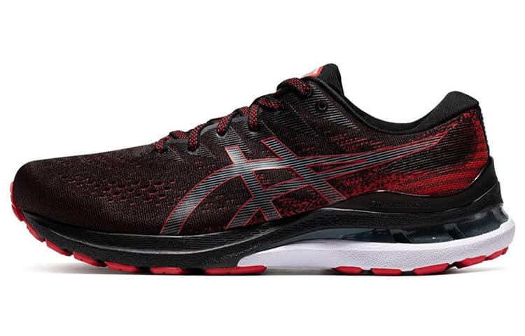 Asics Gel Kayano 28 Black Electric Red White 2