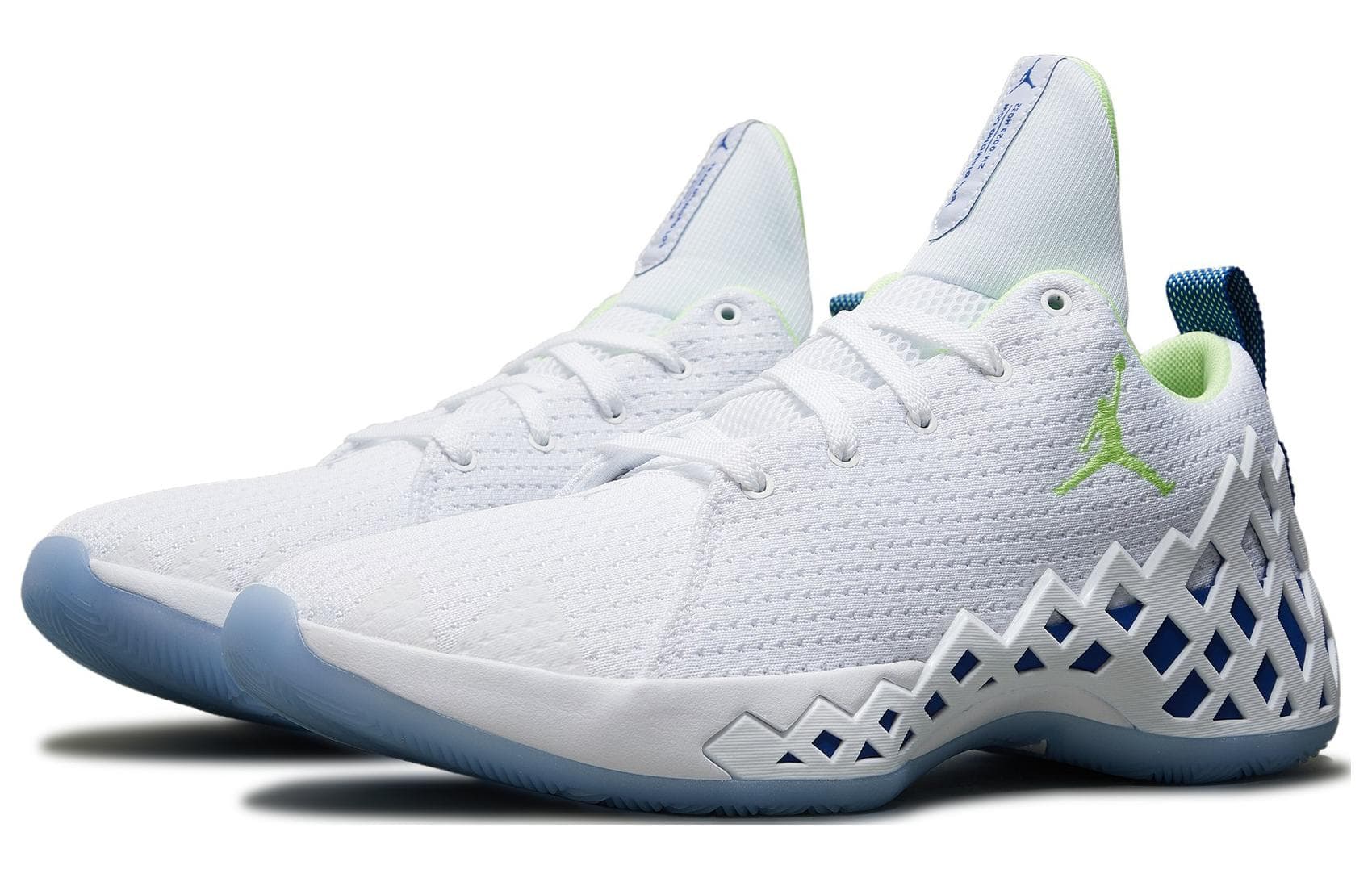 Jordan Jumpman Diamond Low White Blue Green Women's 5