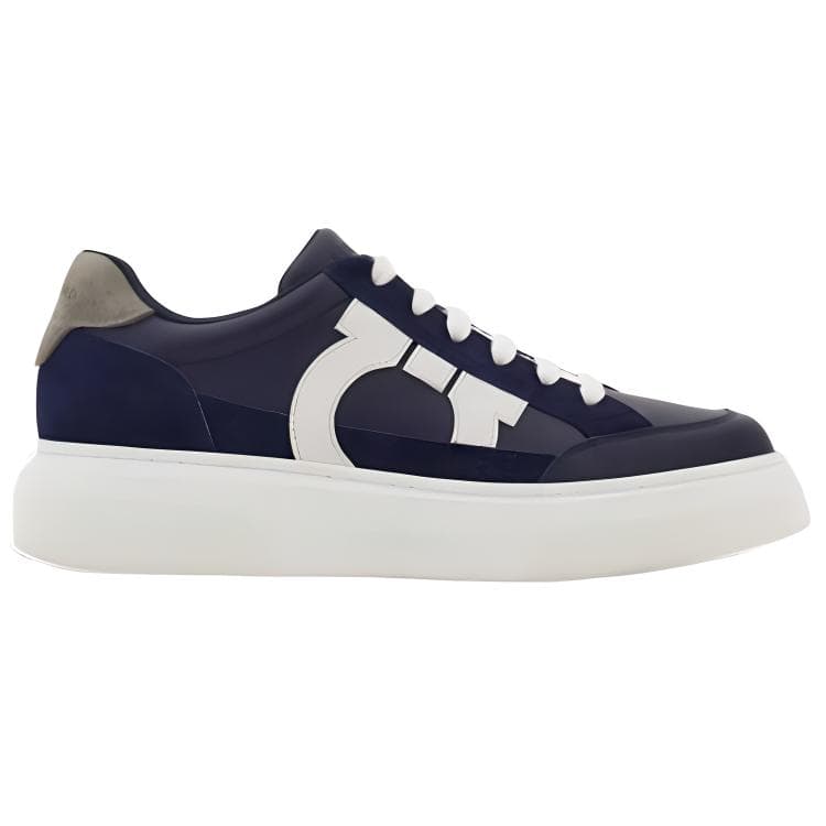 Ferragamo Gancini Leather Sneakers 4