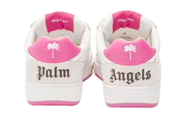 PALM ANGELS Palm University White Pink Women's 5