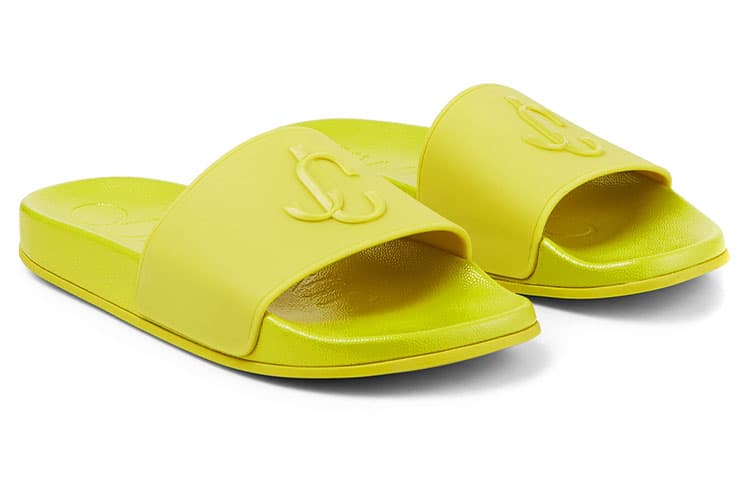 Jimmy Choo Slide Slippers Women's Lime 5
