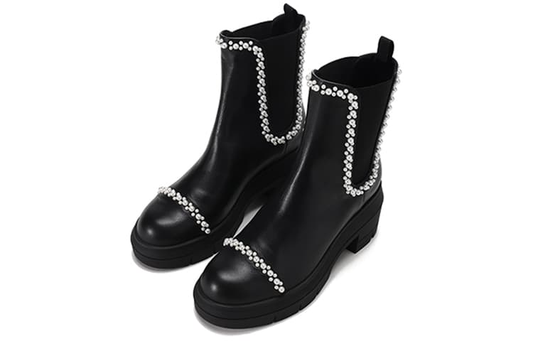 Stuart Weitzman Chelsea Boots Women's Black 6