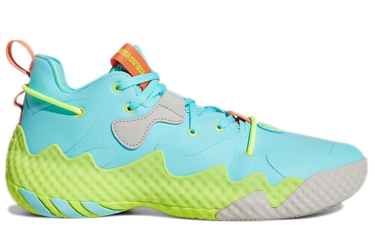 Adidas Harden Vol. 6 Pulse Aqua Solar Yellow 4