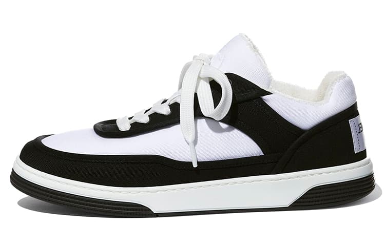 CHANEL Trainers Low 'Black White' Women's