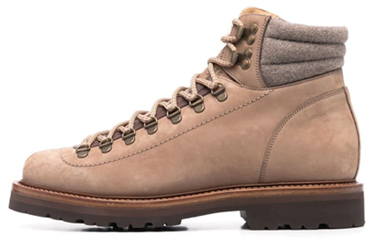 Brunello Cucinelli Ankle Boots Men Beige