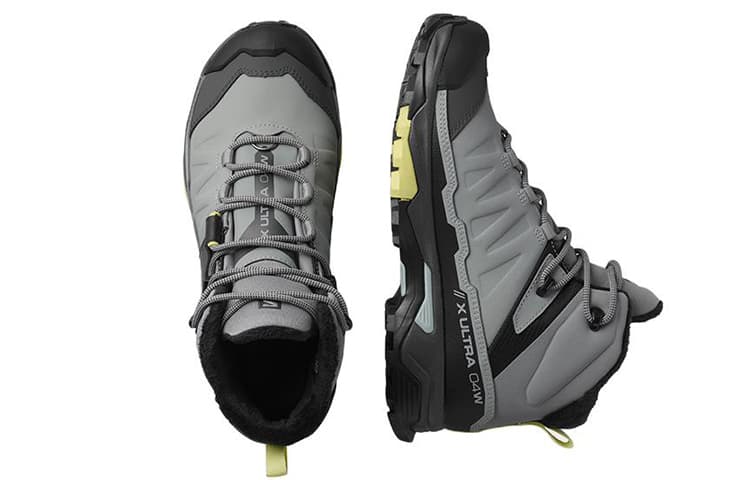 SALOMON Women's X Ultra 4 Mid CSWP 'Monument Black' 5