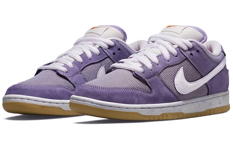 Nike Sb Dunk Low Pro Iso Orange Label Unbleached Pack Lilac 5