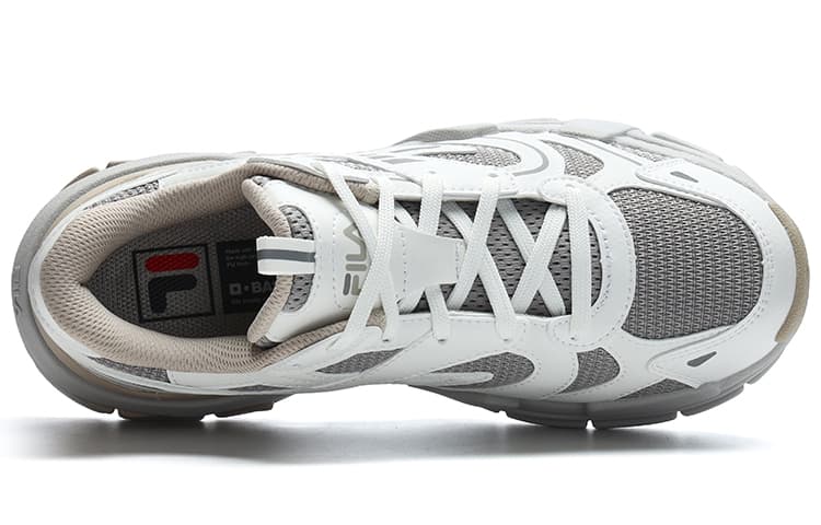 FILA Decoder Athletic Shoes 'White Grey' Women's 6