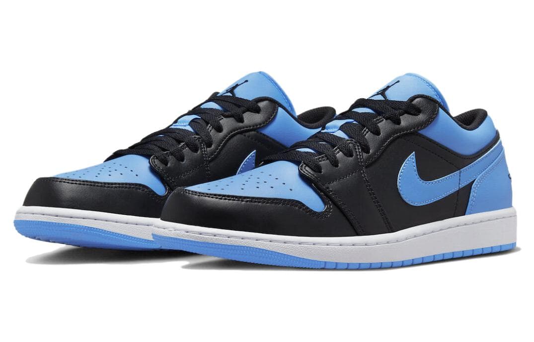 Jordan 1 Low Black University Blue 6