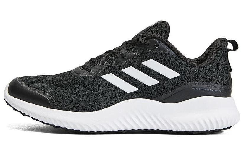 Alphacomfy Adidas 'Black White' 2023