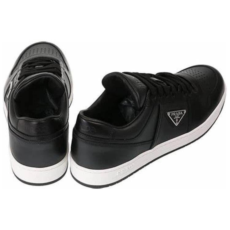 PRADA Low Top Skateboard Shoes Women's Black 6
