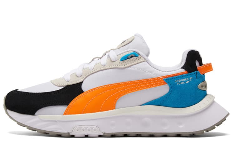 PUMA Wild Rider 'Rollin' White Orange Glow'