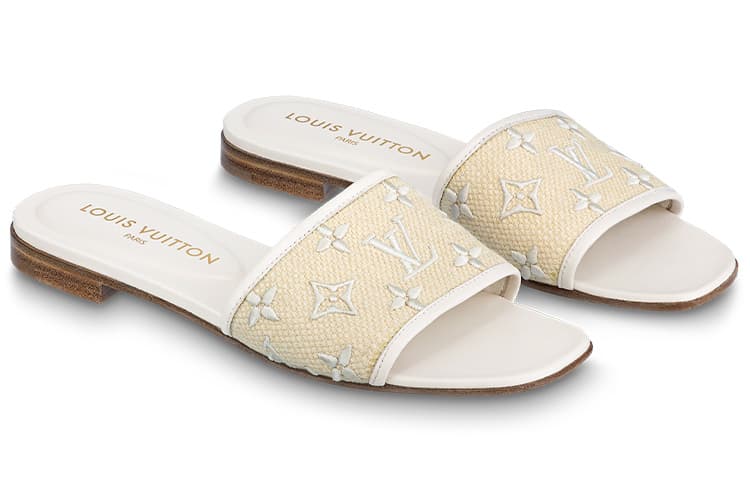 LOUIS VUITTON Revival Flat Mules 'Yellow' Women's 3