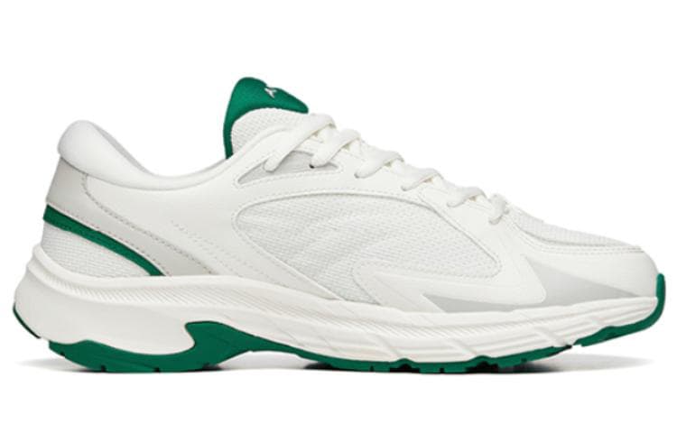Anta AT952 Breathable Low-Top Sports Casual Shoes Men's White Green Gray 3