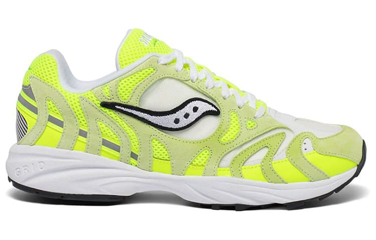 saucony Grid Azura 2000 'Citron' 4