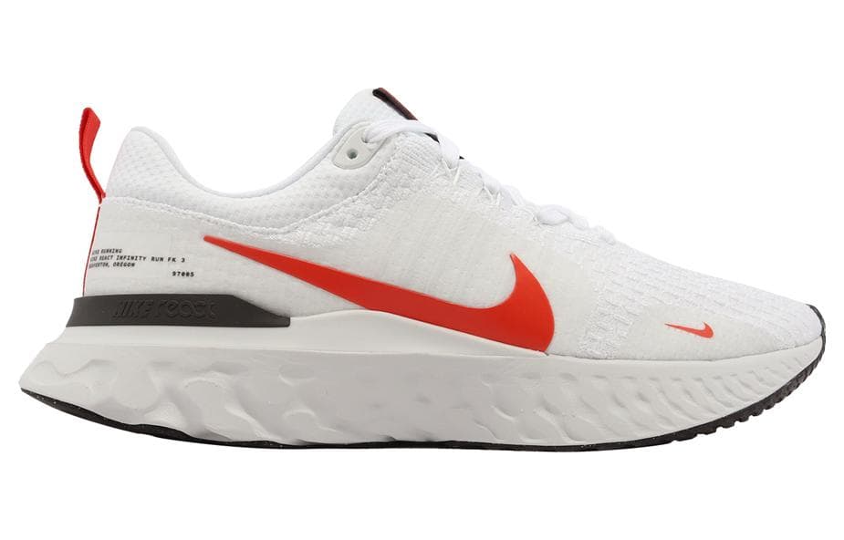 Nike React Infinity Run Flyknit 3 'White Light Crimson' 4