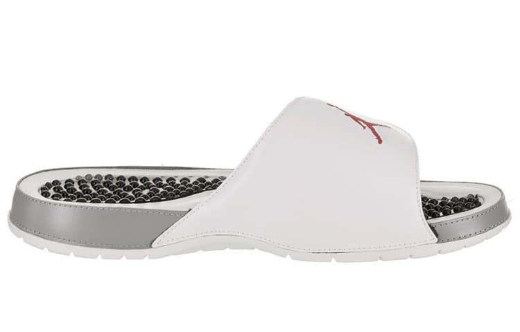 JORDAN Hydro 5 Slide 'White Red Silver' 4