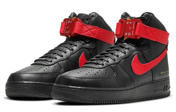 Nike Air Force 1 High 1017 Alyx 9SM Black Red 6