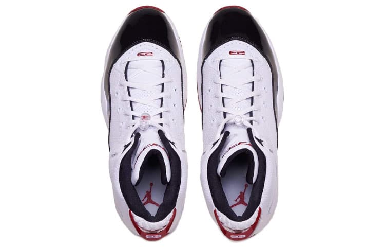 Jordan B'Loyal White Varsity Red Black 6