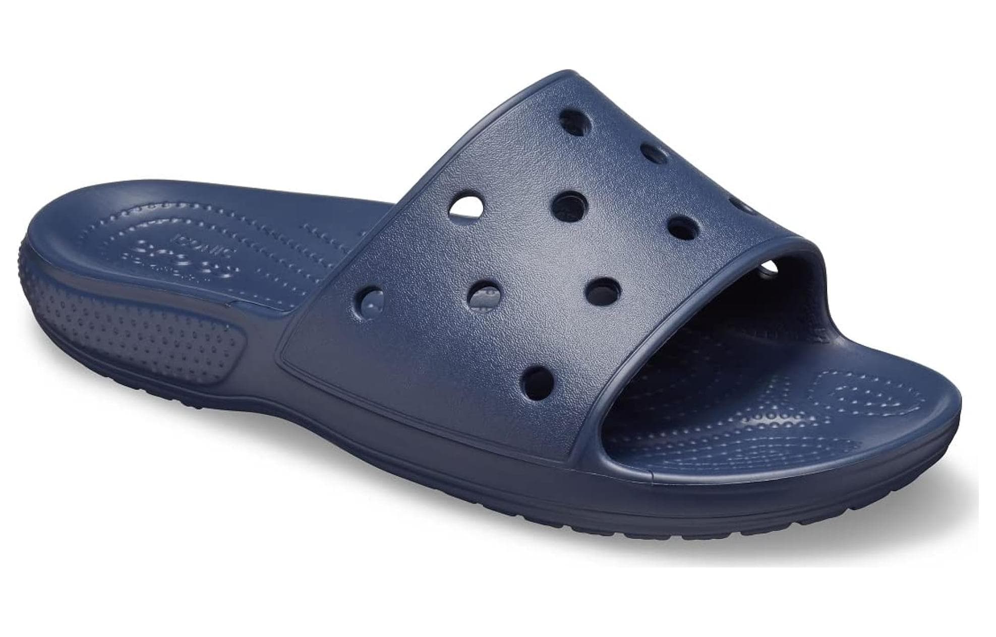Crocs Comfortable Versatile Slide Sandals Navy Blue 3