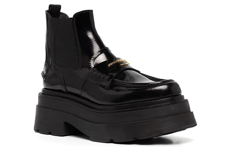 alexander wang Logo-plaque Chunky Sole Boots 3