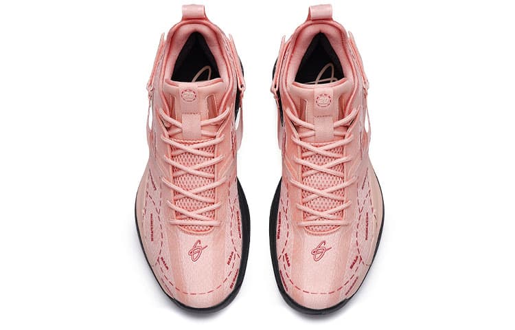 Anta GH3 Cushioned Slip-Resistant Low-Top Performance Basketball Shoes Men's Flesh Pink 6