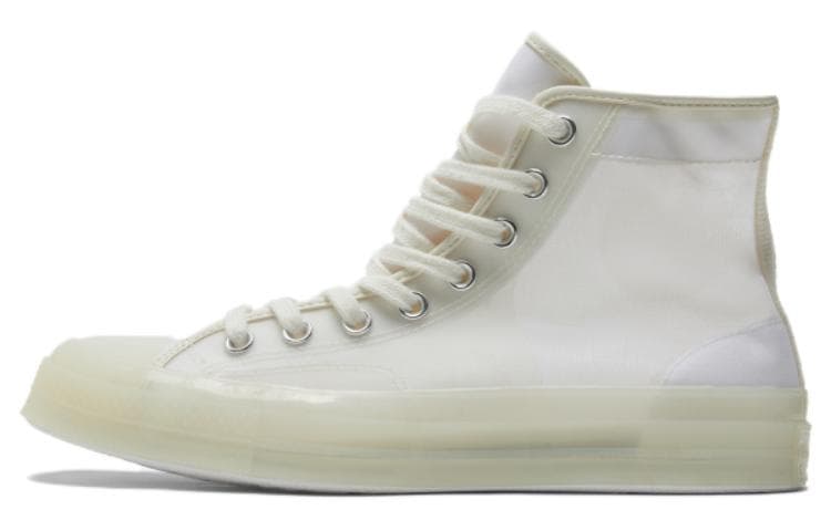 Converse Chuck 70 Hi Translucent Canvas Sneakers 'Egret' 2