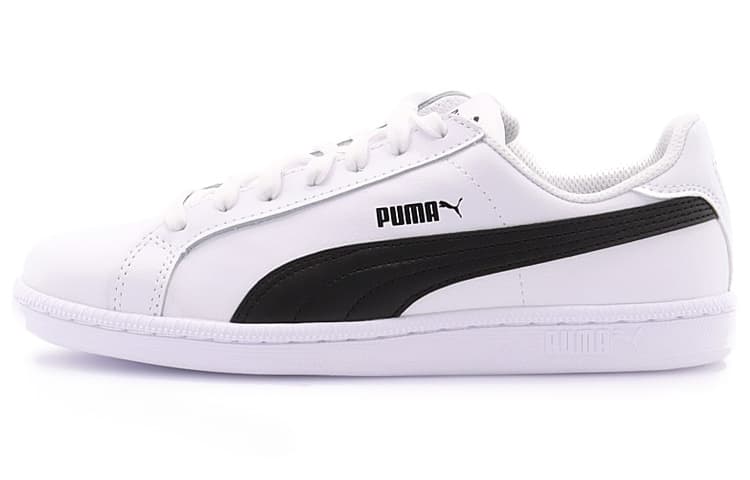 PUMA Smash L Coverage Support Low-Top Skateboard Shoes Unisex White Black