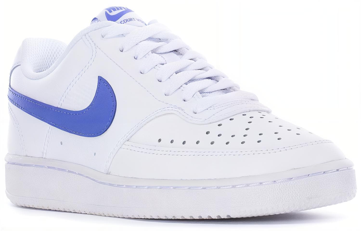 Nike Court Vision Low Shoes White/Blue Women's 6
