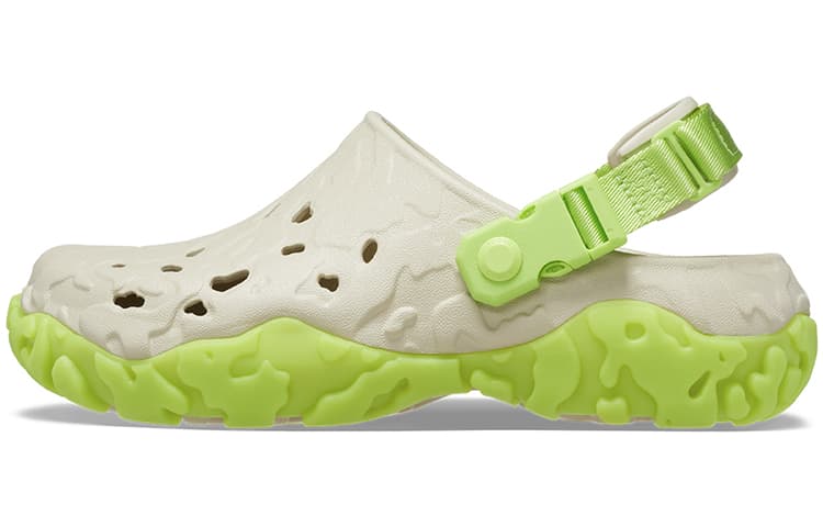 Crocs All Terrain Atlas Clog 'Bone Limeade' 2