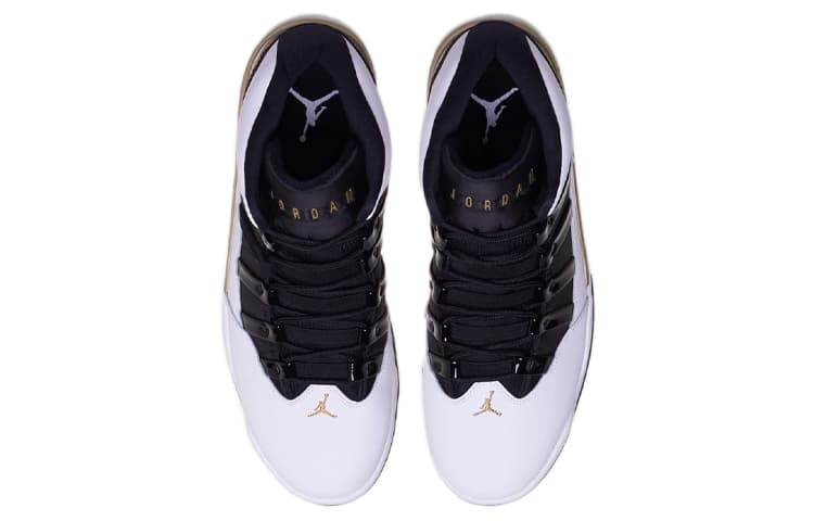 JORDAN Max Aura White Metallic Gold Black 4