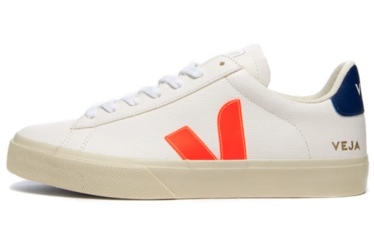 VEJA Campo Chromefree 'White Orange Fluo' 2