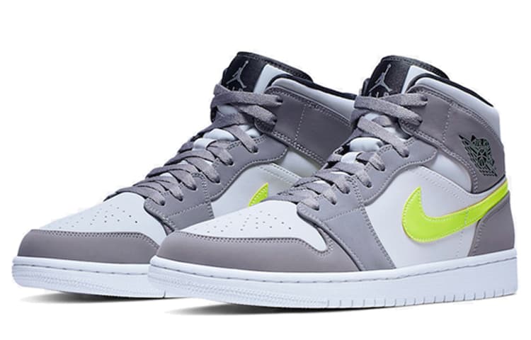 Jordan 1 Mid Gunsmoke Volt 3