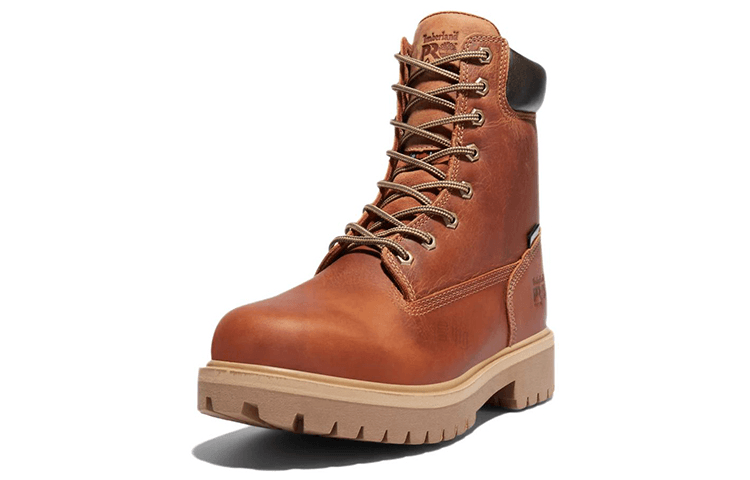Timberland Leather Durable Anti-Slip Short-Cut Outdoor Boots Brown 5
