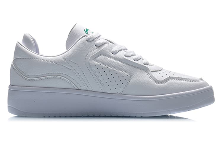 LiNing Anti-Slip And Wear-Resistant Lightweight Low-Top Skateboard Shoes White 3
