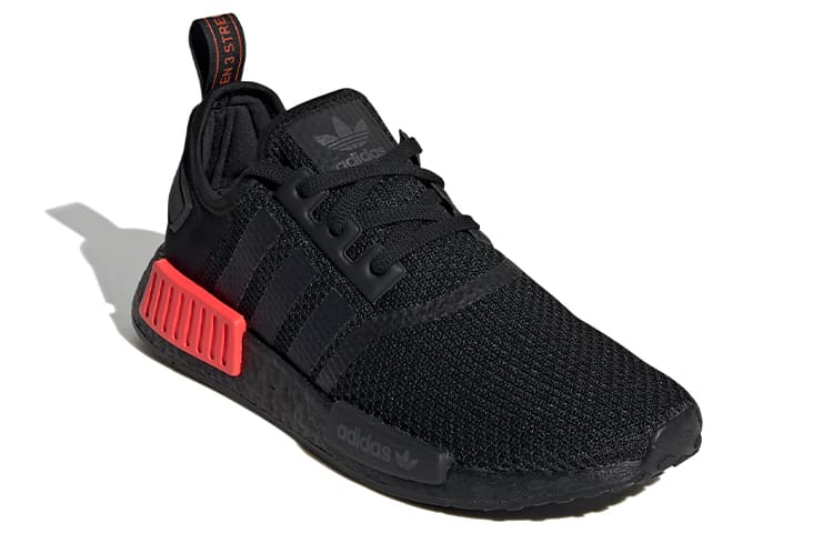 Adidas Originals Nmd R1 Core Black Solar Red 2020 5