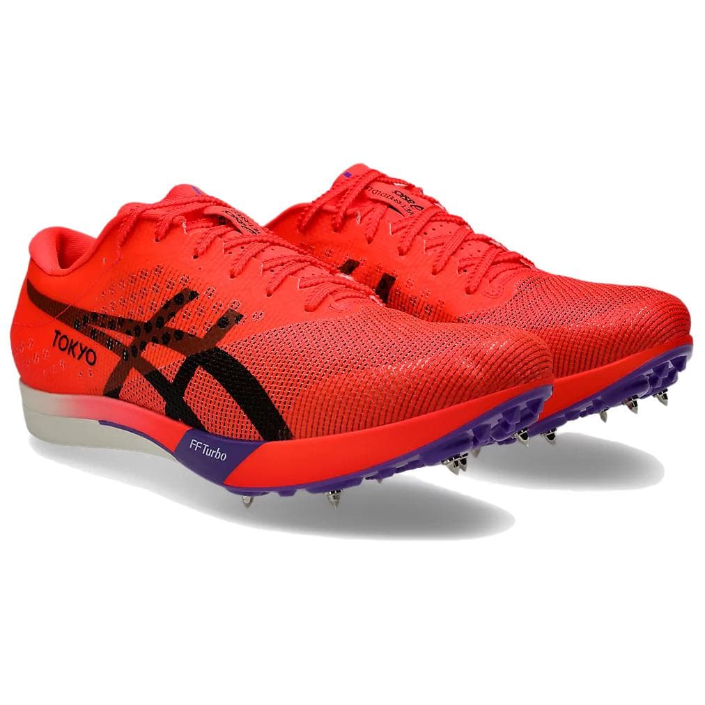 ASICS METASPEED LD 2 LE Versatile Comfortable Nylon Rebound Running Shoes Men's Flash Red 6