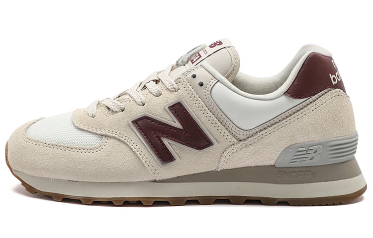 New Balance 574 Moonbeam Burgundy Women's 2