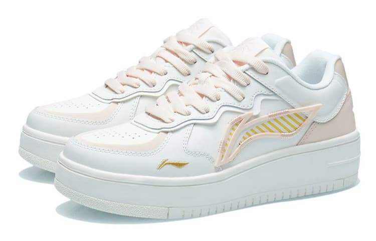 LiNing Rise The Phoenix Wear-Resistant Low-Top Skateboard Shoes Women's Soft Pink 6
