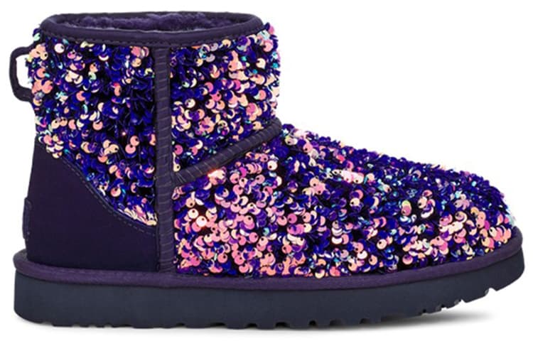UGG CLASSIC MINI Snow Boots Women's Relief Carving 3