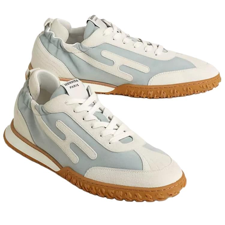 HERMES Jet Low-Top Casual Shoes Men's Blue 5