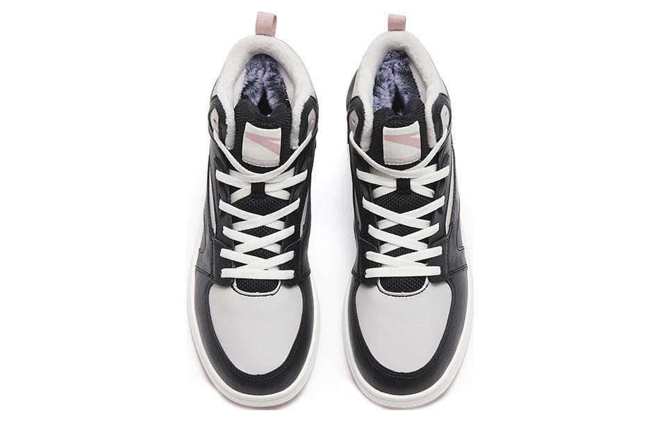 Anta Street Naughty Warm Slip-Resistant High-Top Skateboard Shoes Women's Black 6
