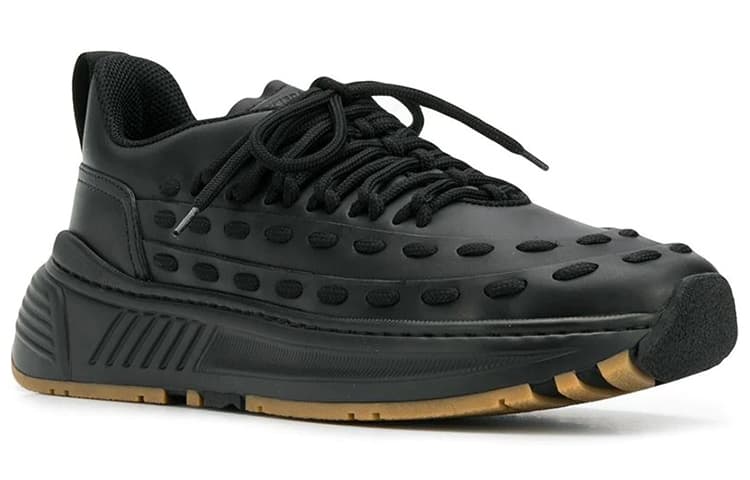 Bottega Veneta Speedster Low-Top Casual Shoes Men's Black 4