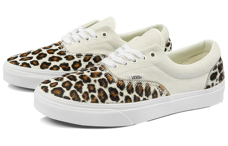 Vans Unisex Era Low Top Sneakers Whiteleopard 3