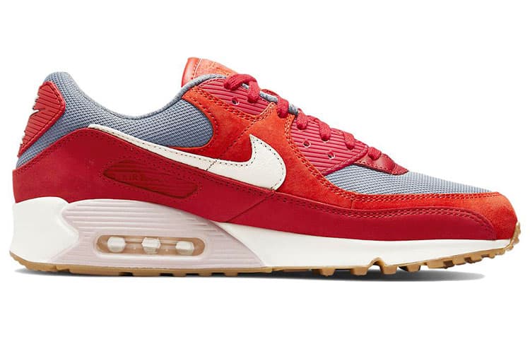 Nike Air Max 90 Premium Gym Red Smoke Grey Gum 2