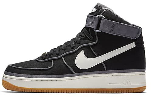 Nike Air Force 1 High '07 LV8 Black Sail Team Orange