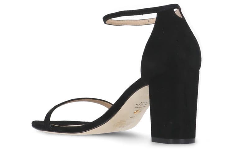 Stuart Weitzman/SW Strap Sandals Women's Black 6